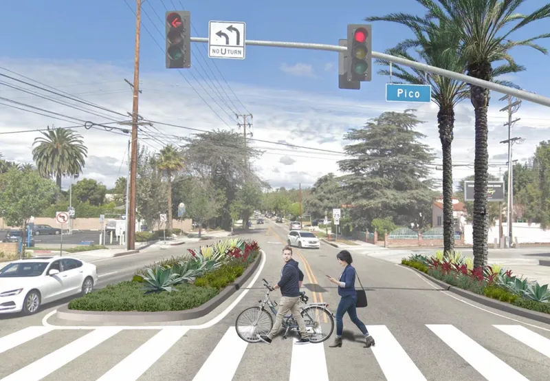 Walk Pico Streetscape